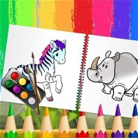 Funny Animals Coloring Book