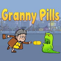 Granny Pills: Defend Cactuses