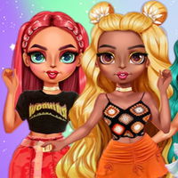 Rainbow Girls Dress Up Challenge